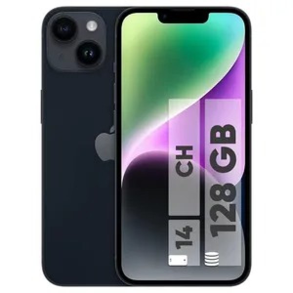 گوشی اپل iPhone 14 CH رجیسترشده دو سیم‌کارت 128 گیگابایت با رم 6 گیگابایت